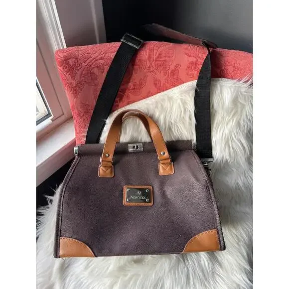 JM New York Doctor’s Bag Style Handbag with Adjustable Strap - Picture 2 of 9